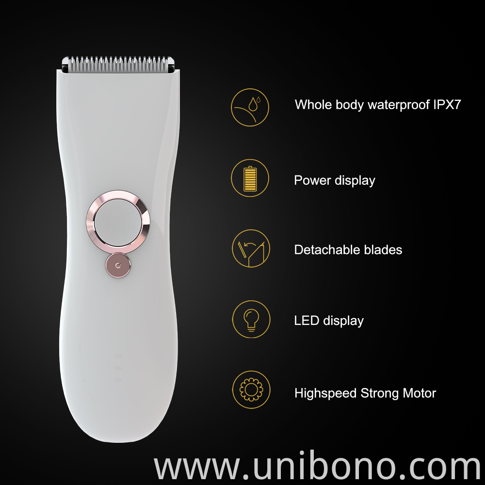 Beauty personal care Rechargeable Women's Electric Personal Li-ion body hair Trimmer